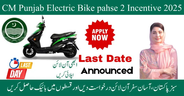 CM Punjab Petrol & Electric Bike Scheme 2025
